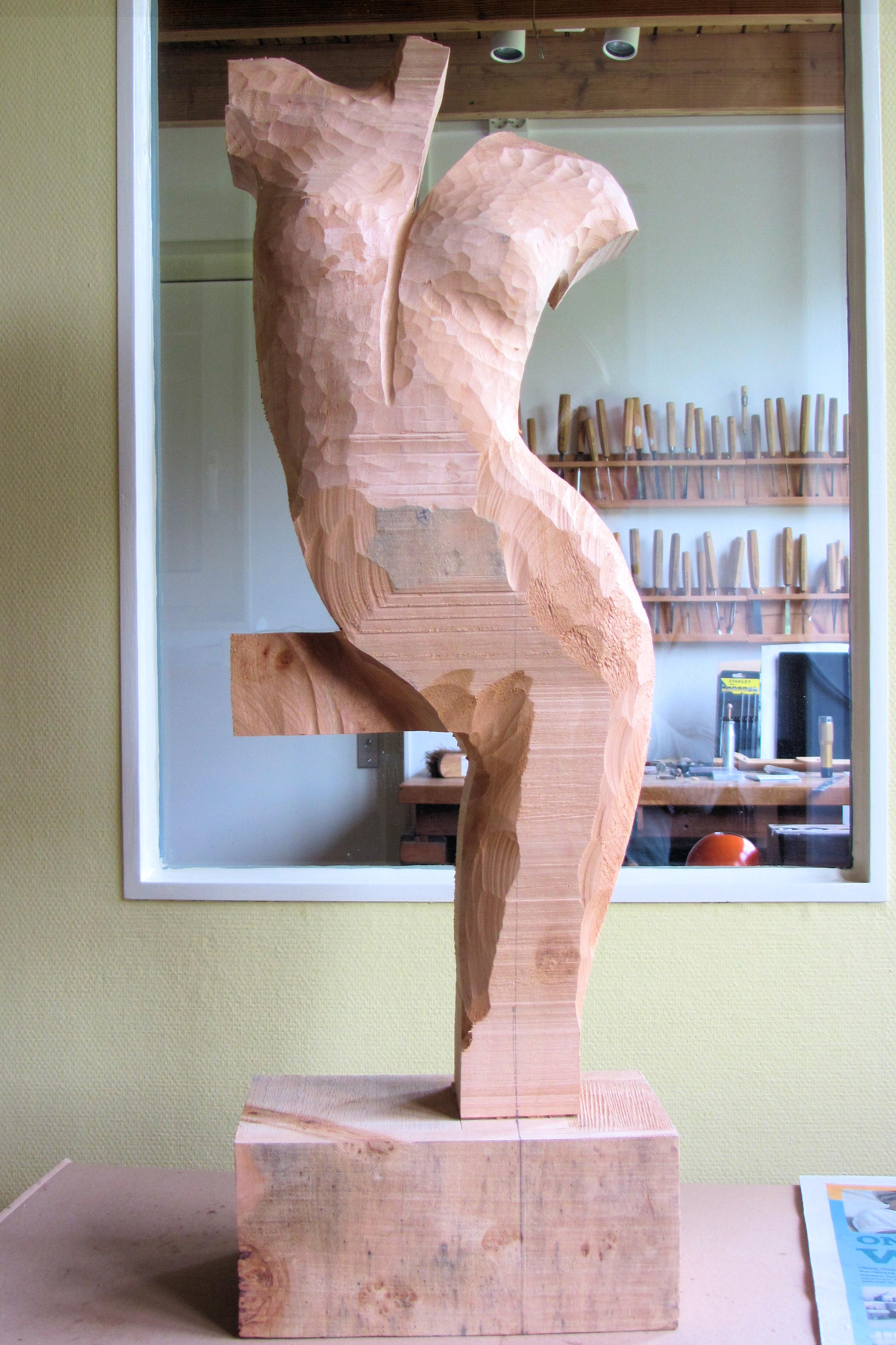 Curvaceous#3 Ontwikkeling Stap2 Beeld Hout Linden Tors
